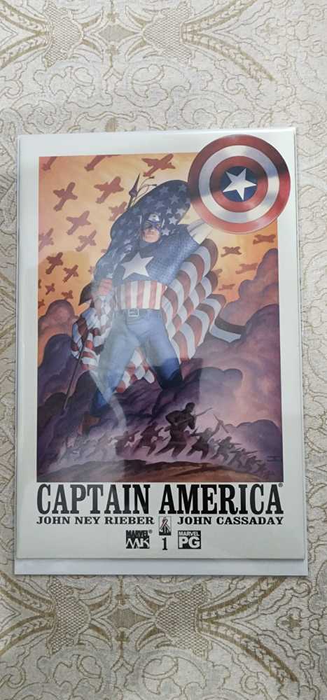 Captain America (2002) - Marvel (1 - Jun 2002) comic book collectible - Main Image 2