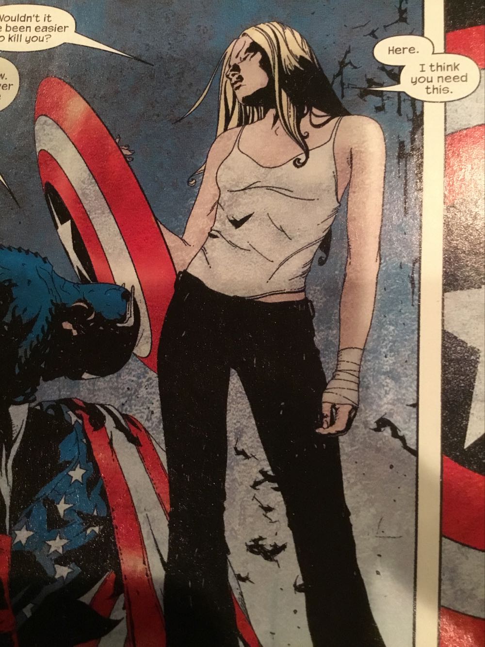 Captain America - Marvel Comics (13 - Jul 2003) comic book collectible [Barcode 759606051533] - Main Image 4