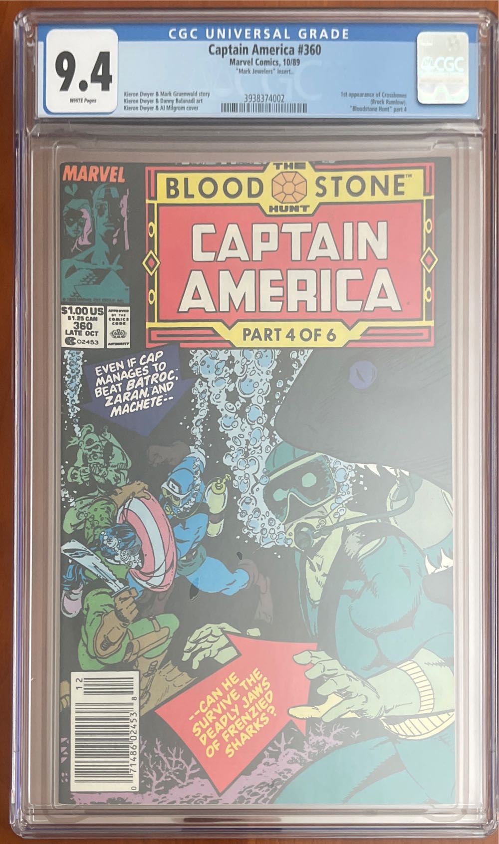 Captain America - Marvel (360 - Oct 1989) comic book collectible - Main Image 3