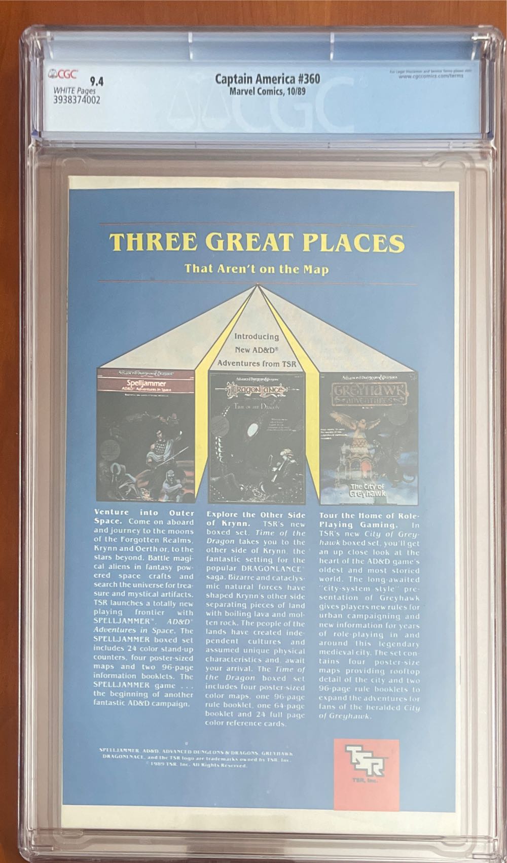 Captain America - Marvel (360 - Oct 1989) comic book collectible - Main Image 4