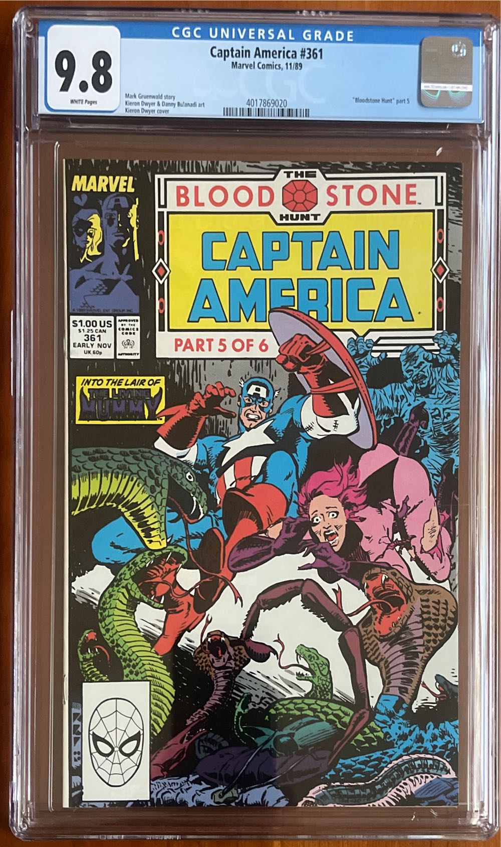 Captain America - Marvel (361 - Nov 1989) comic book collectible - Main Image 3