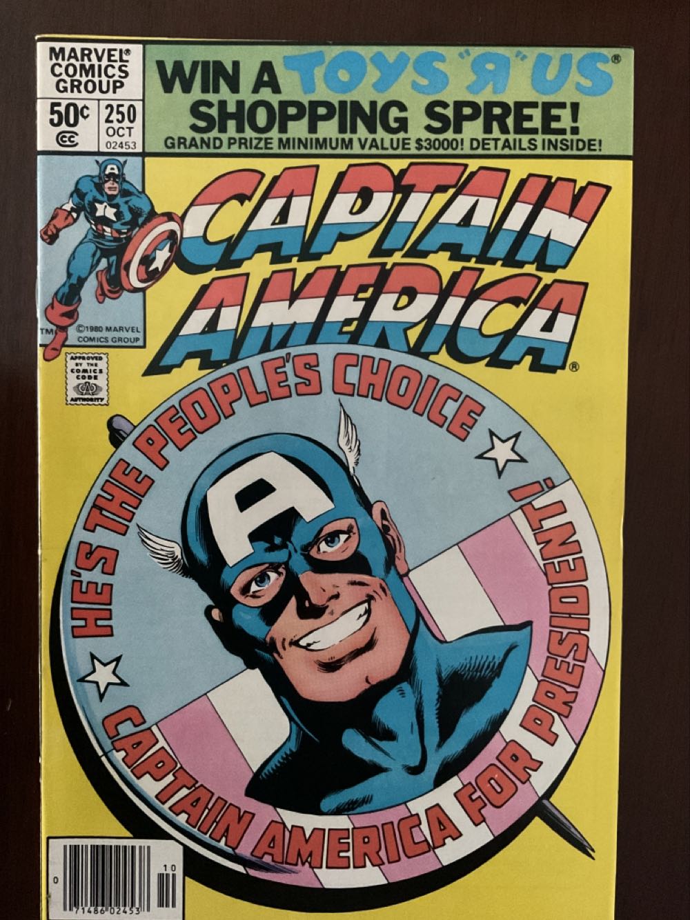 Captain America - Marvel Comics (250 - 10/1980) comic book collectible - Main Image 2