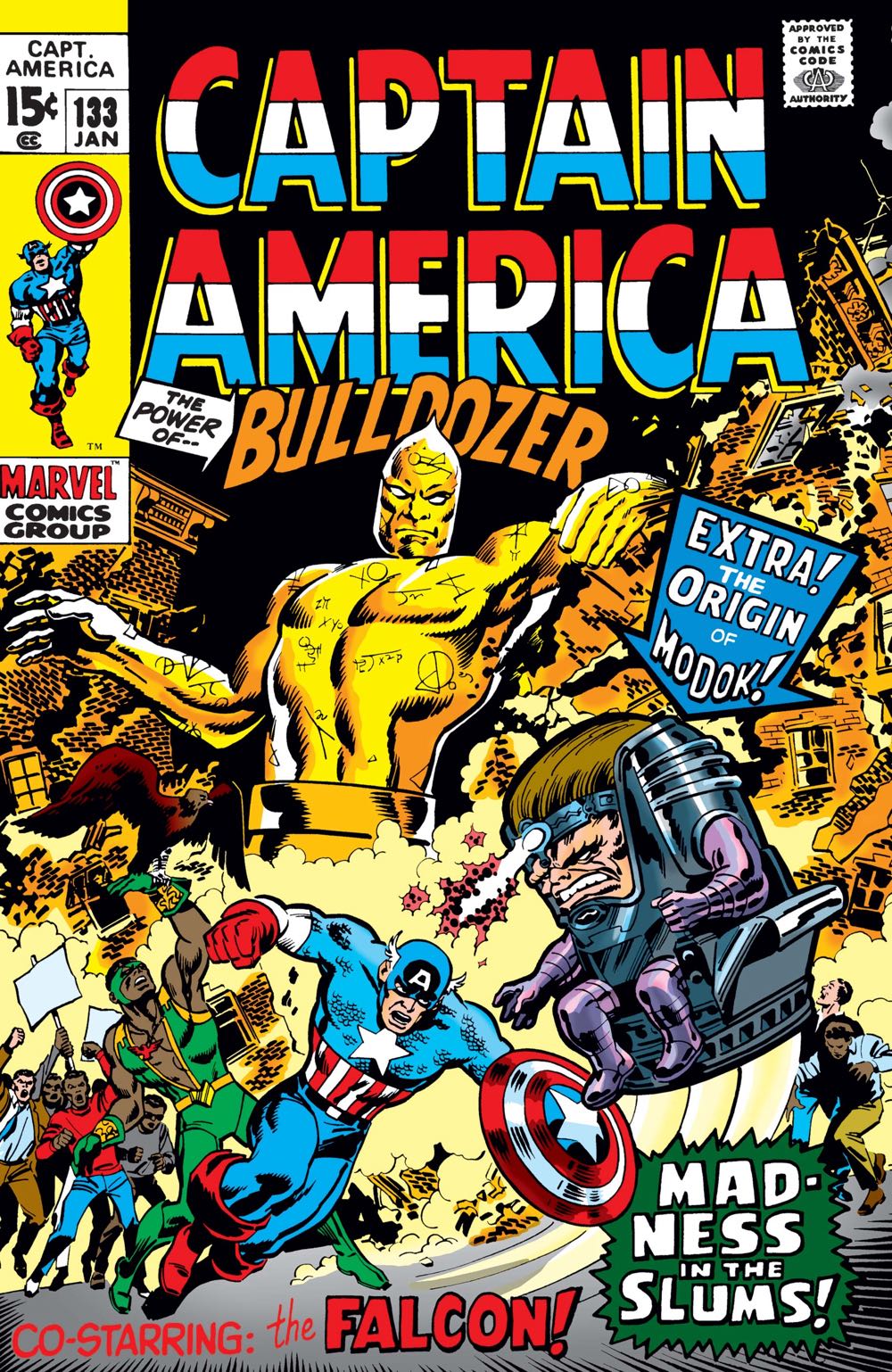 Captain America - Marvel Comics Group (133 - Jan 1971) comic book collectible - Main Image 2