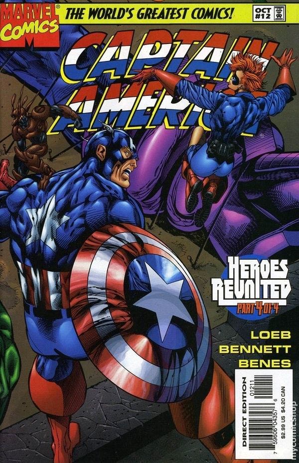 Captain America (1996) - Marvel Comics (12 - Oct 1997) comic book collectible [Barcode 759606043576] - Main Image 1