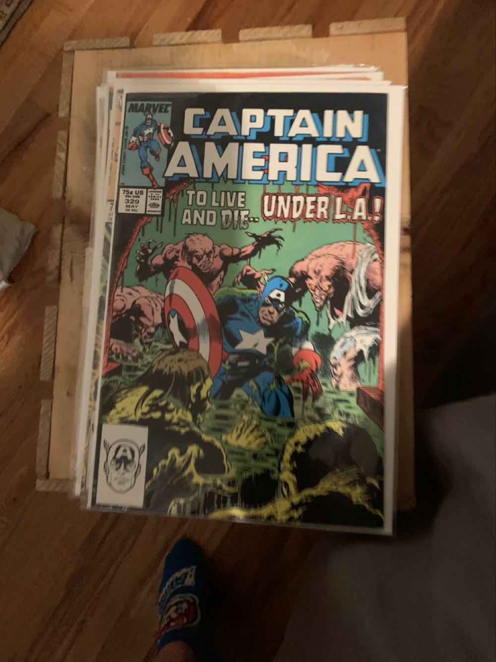 Captain America - Marvel (329 - May 1987) comic book collectible - Main Image 2