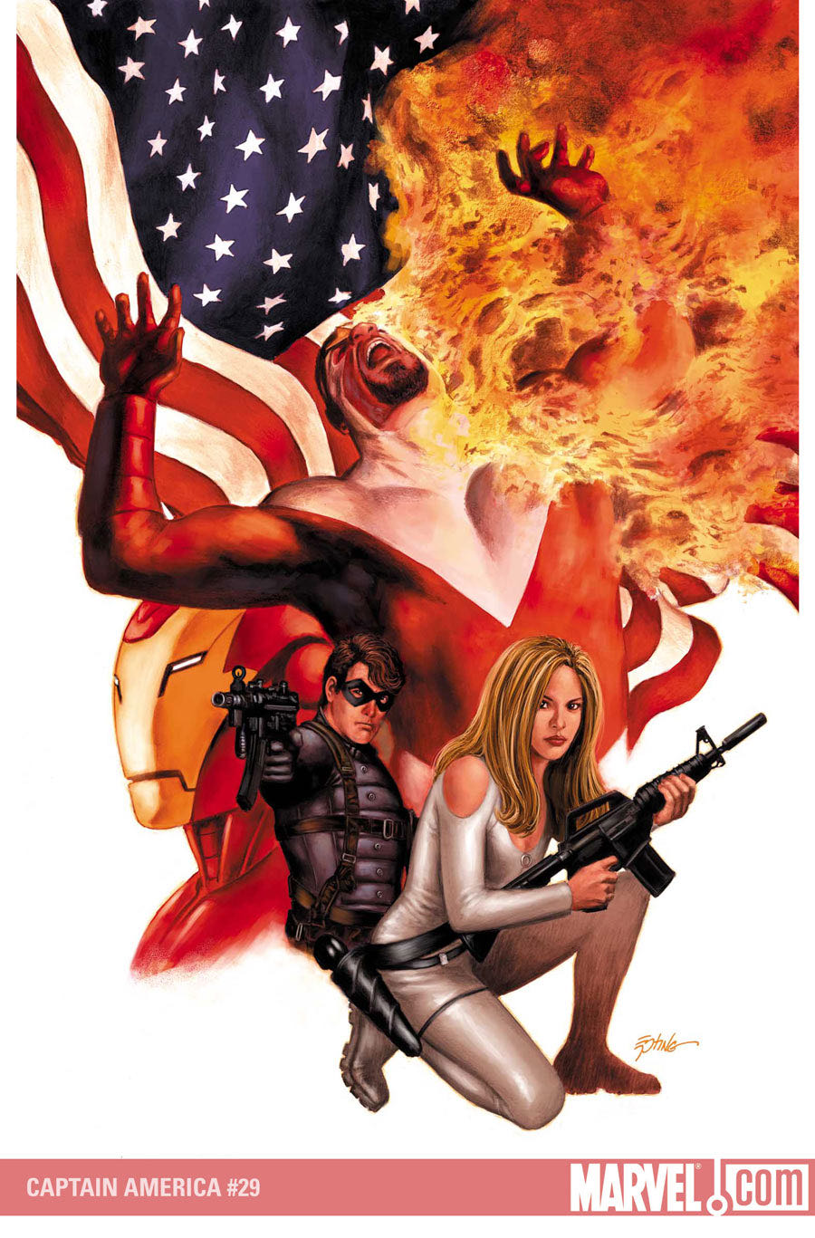 Captain America - Marvel Comics (29 - May 2000) comic book collectible [Barcode 759606044559] - Main Image 2