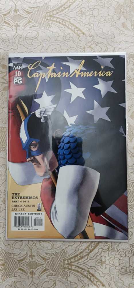 Captain America - Marvel Comics (10 - May 2003) comic book collectible [Barcode 759606051533] - Main Image 2