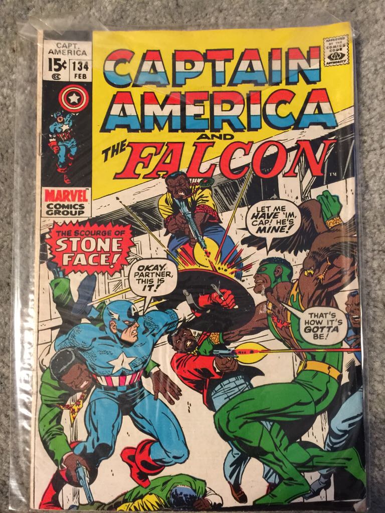 Captain America and The Falcon (134 - Feb 1971) comic book collectible - Main Image 1