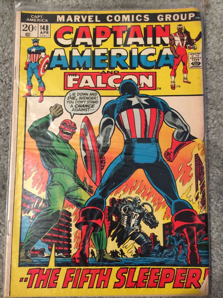 Captain America - Marvel Comics Group (148 - Apr 1972) comic book collectible - Main Image 1