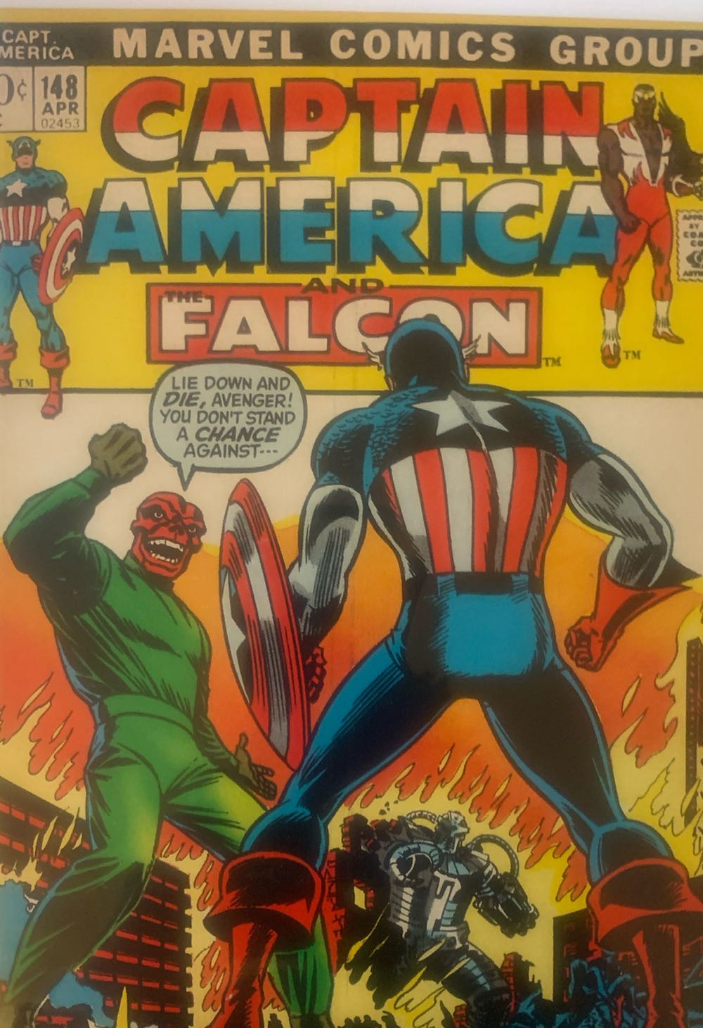 Captain America - Marvel Comics Group (148 - Apr 1972) comic book collectible - Main Image 2