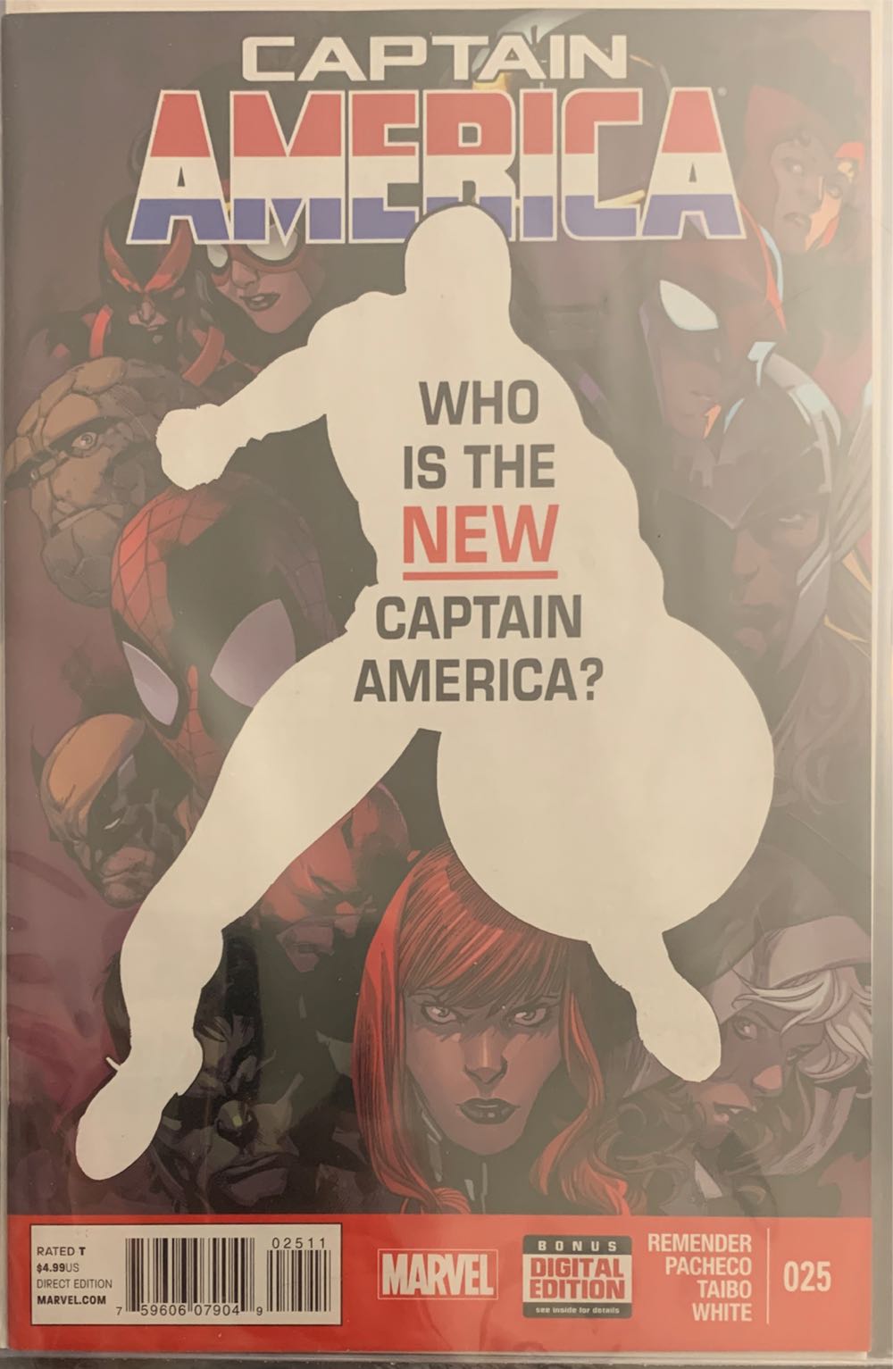 Captain America vol. 7 - Marvel (25 - Dec 2014) comic book collectible [Barcode 75960607904902511] - Main Image 2