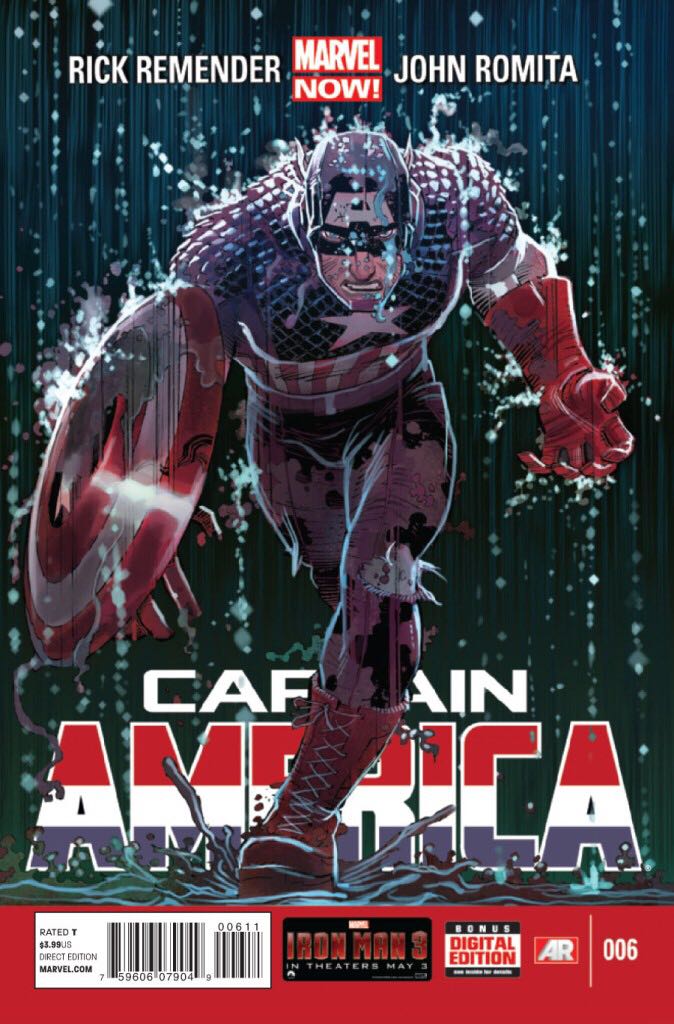 Captain America Vol. 7 #006 - Marvel Comics (6 - Jun 2013) comic book collectible [Barcode 75960607904900611] - Main Image 1