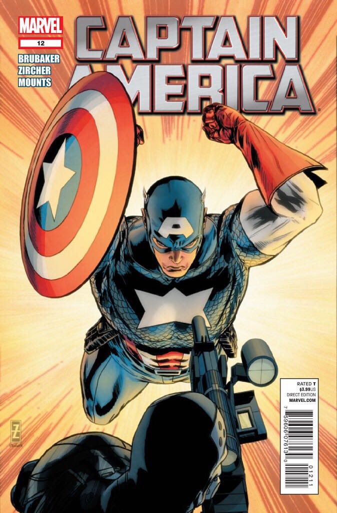 Captain America - Marvel Comics (12 - Jul 2012) comic book collectible [Barcode 75960607613001211] - Main Image 1