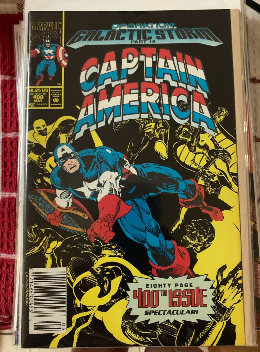 Captain America (Vol. 1) - Marvel Comics (400 - May 1992) comic book collectible - Main Image 2