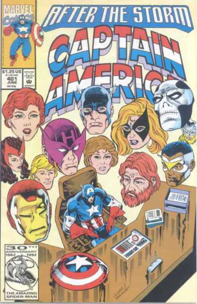 Captain America (Vol 1) - Marvel Comics (401 - Jun 1992) comic book collectible - Main Image 1