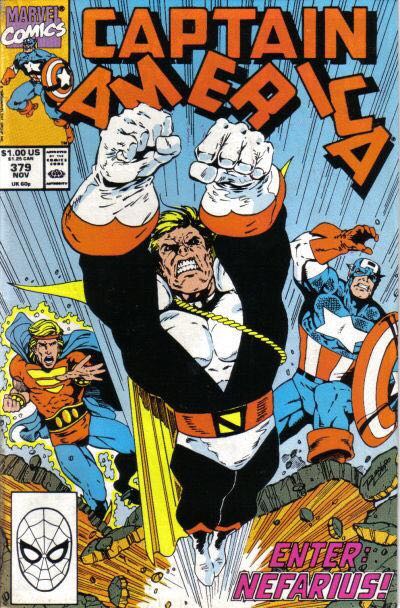 Captain America - Marvel Comics (379 - Nov 1990) comic book collectible - Main Image 1