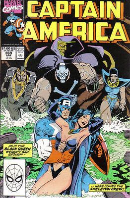 Captain America - Marvel Comics (369 - Apr 1990) comic book collectible - Main Image 1