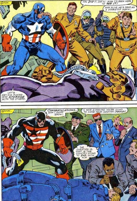 Captain America - Marvel (354 - Jun 1989) comic book collectible - Main Image 2