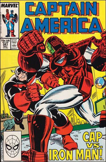 Captain America - Marvel Comics (341 - May 1988) comic book collectible - Main Image 1
