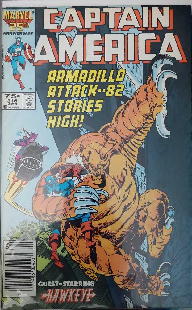 Captain America #316 - Marvel Comics (316 - 04/1986) comic book collectible - Main Image 3