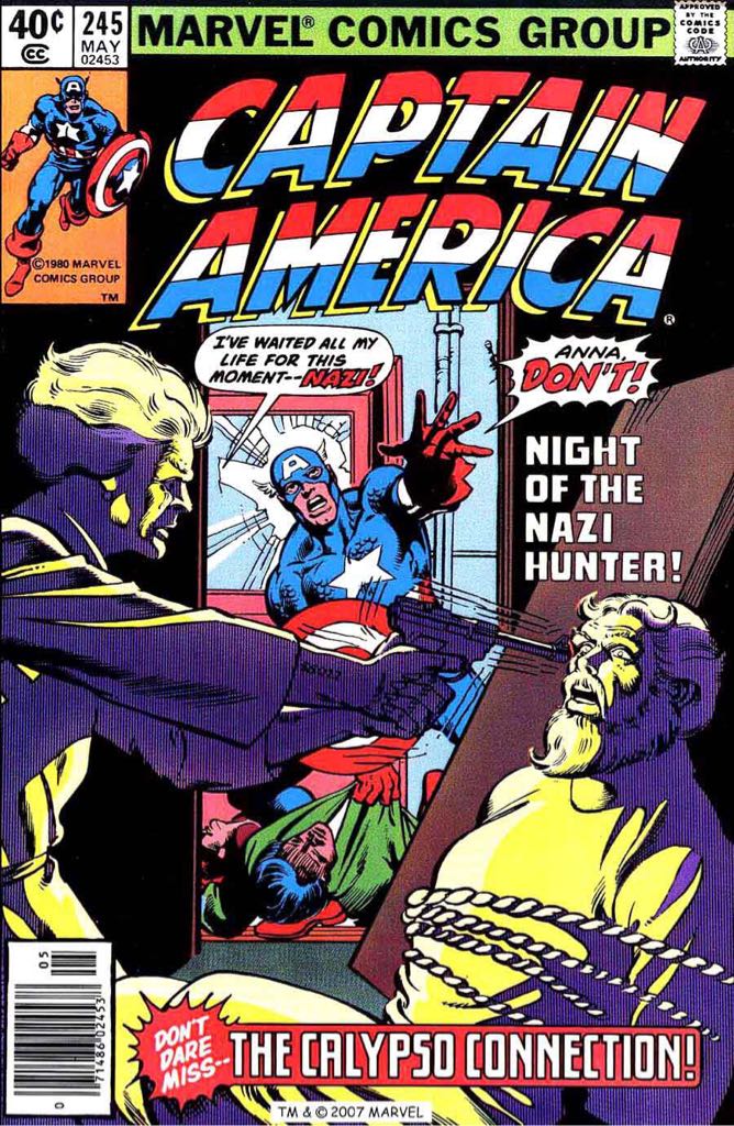 Captain America - Mervel Comics Group (245 - 05/1980) comic book collectible [Barcode 7148602453] - Main Image 1