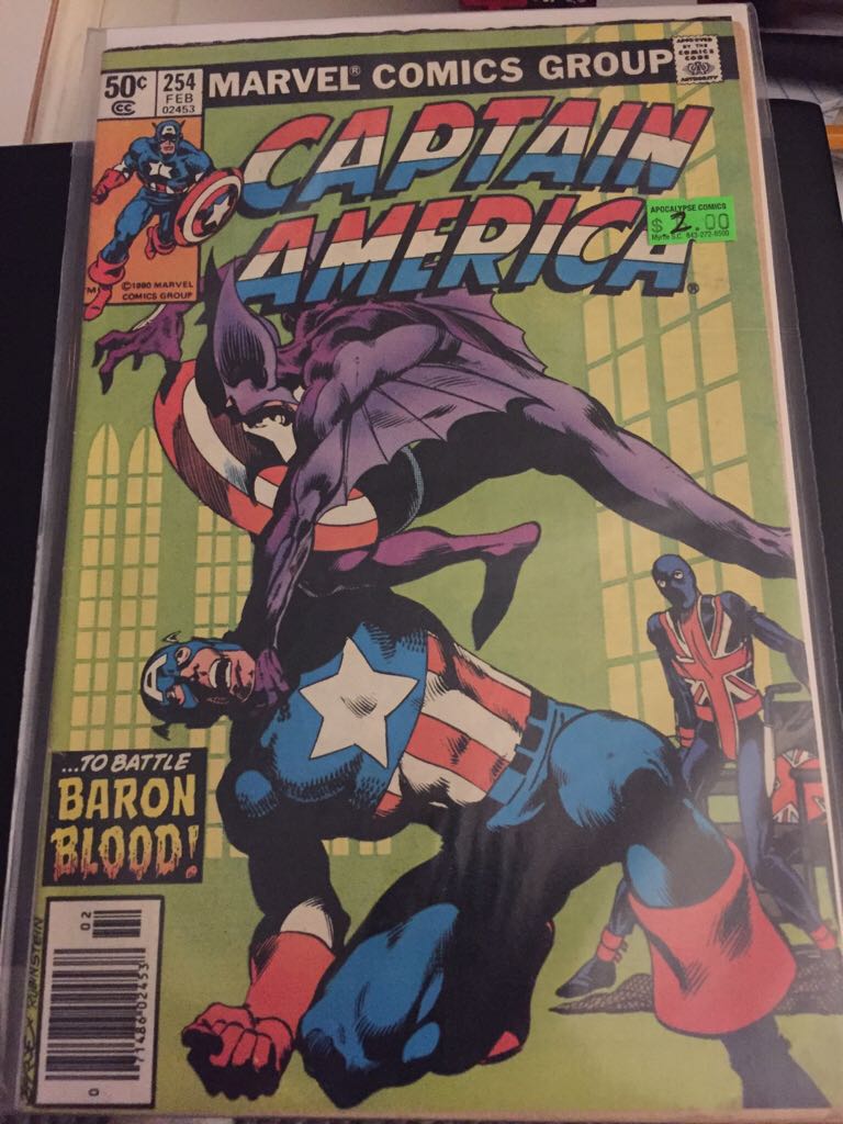 Captain America - Marvel (254 - Feb 1981) comic book collectible - Main Image 1