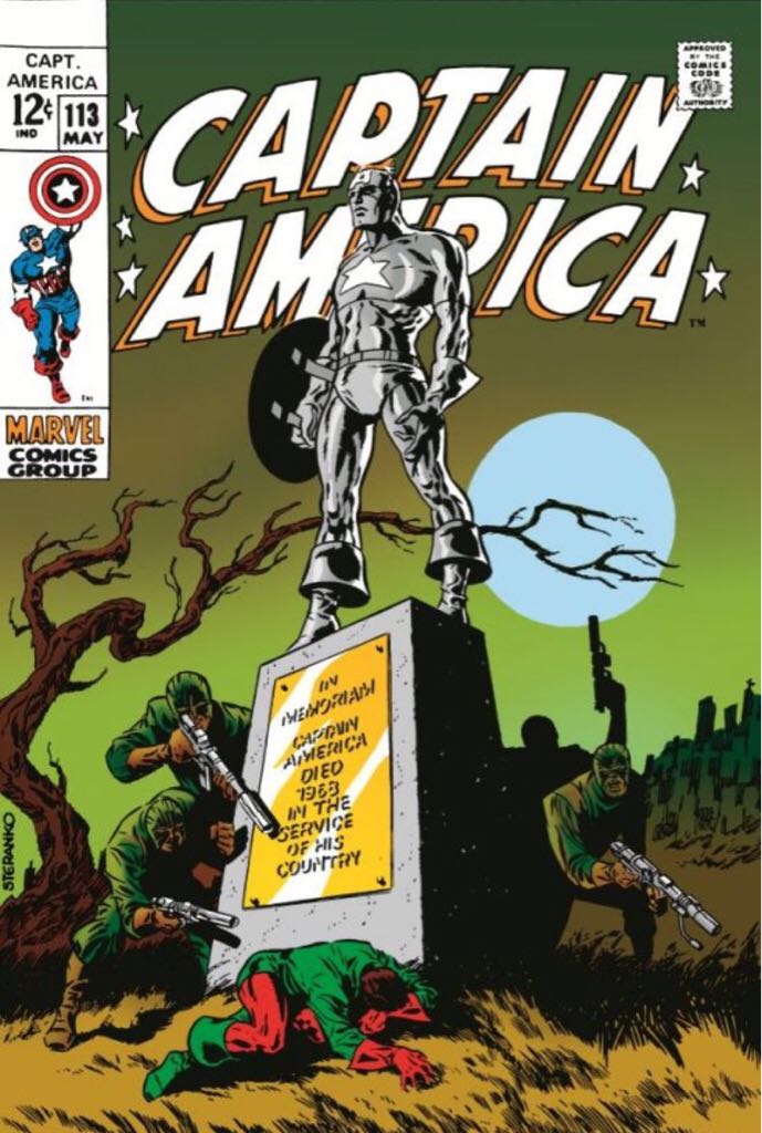 Captain America (1968) - Marvel Comics (113 - May 1969) comic book collectible - Main Image 1