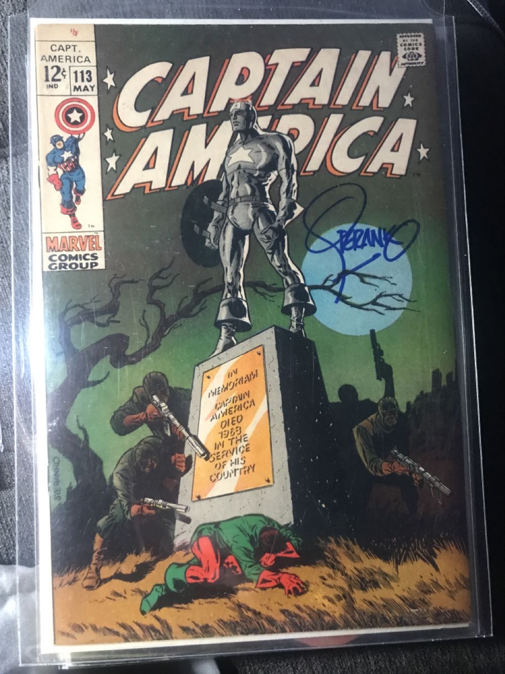 Captain America (1968) - Marvel Comics (113 - May 1969) comic book collectible - Main Image 3