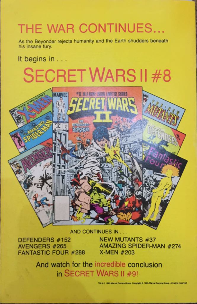 Captain America - Marvel Comic Group (314 - Feb 1986) comic book collectible [Barcode 083200001411] - Main Image 2