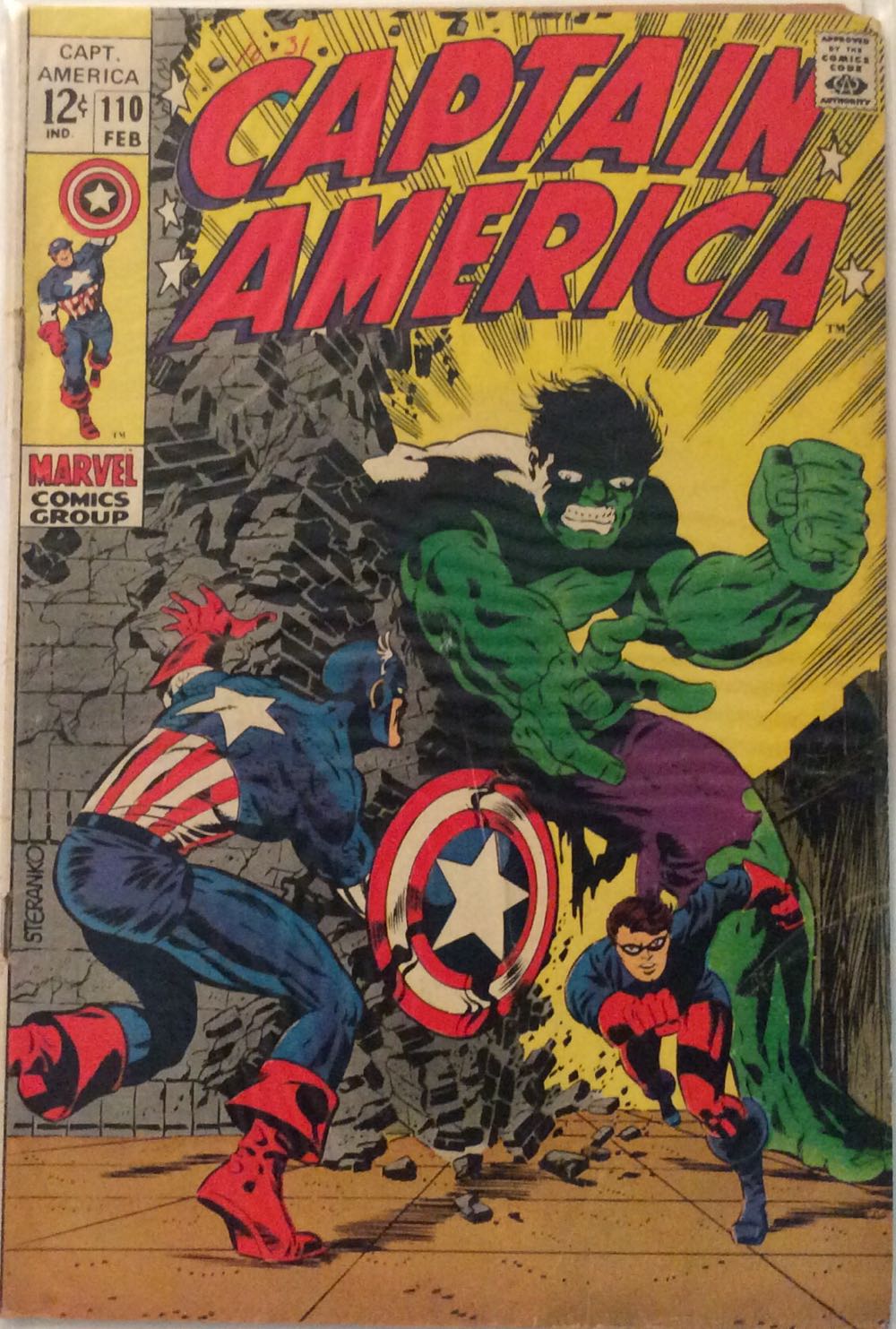 Captain America - Marvel (110 - Feb 1969) comic book collectible - Main Image 2
