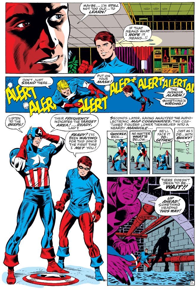 Captain America - Marvel (110 - Feb 1969) comic book collectible - Main Image 3