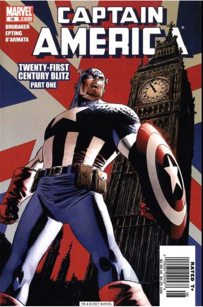 Captain America V5 - Marvel.com (18 - Jul 2006) comic book collectible - Main Image 1