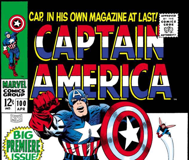 Captain America Vol. 1 (1968) - Marvel Comics (100 - Apr 1968) comic book collectible - Main Image 2