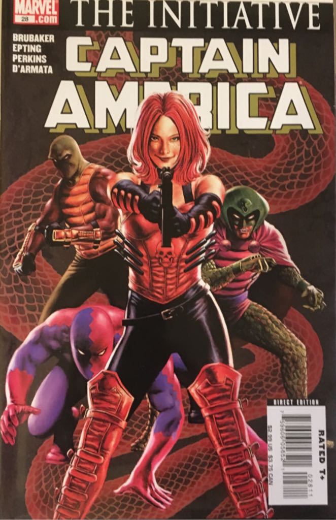 Captain America - Marvel Comics (28 - Sep 2007) comic book collectible [Barcode 75960605652102811] - Main Image 1