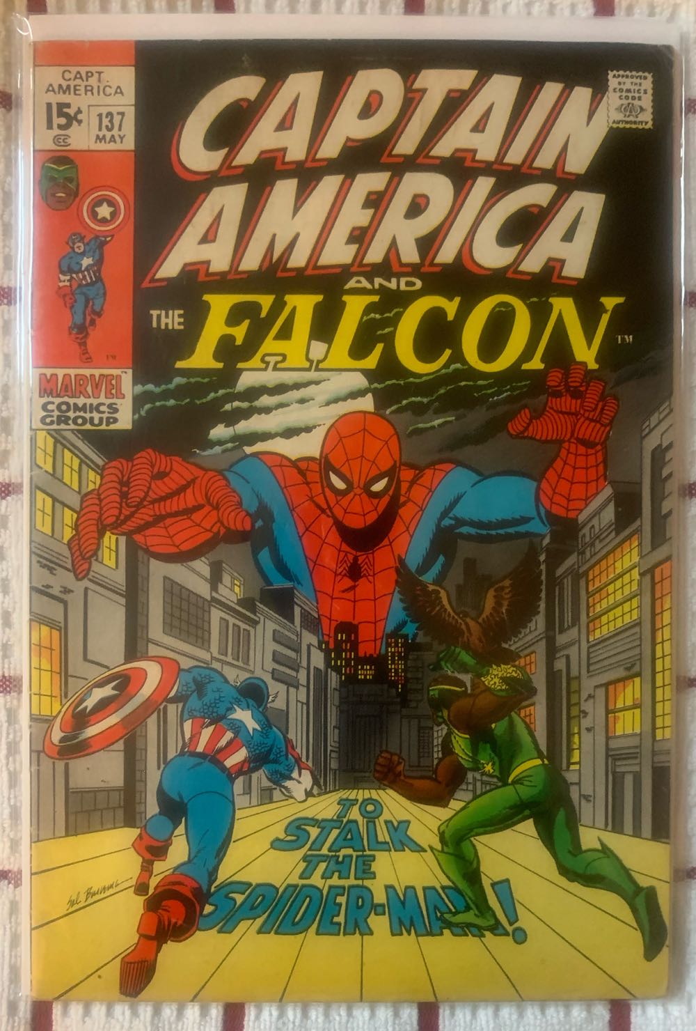 Captain America (1968) - Marvel Comics (137 - May 1971) comic book collectible - Main Image 3