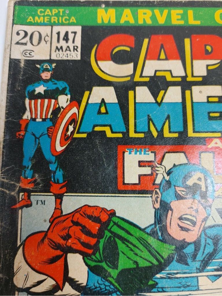 Captain America - Marvel Comics Group (147 - Mar 1972) comic book collectible - Main Image 2