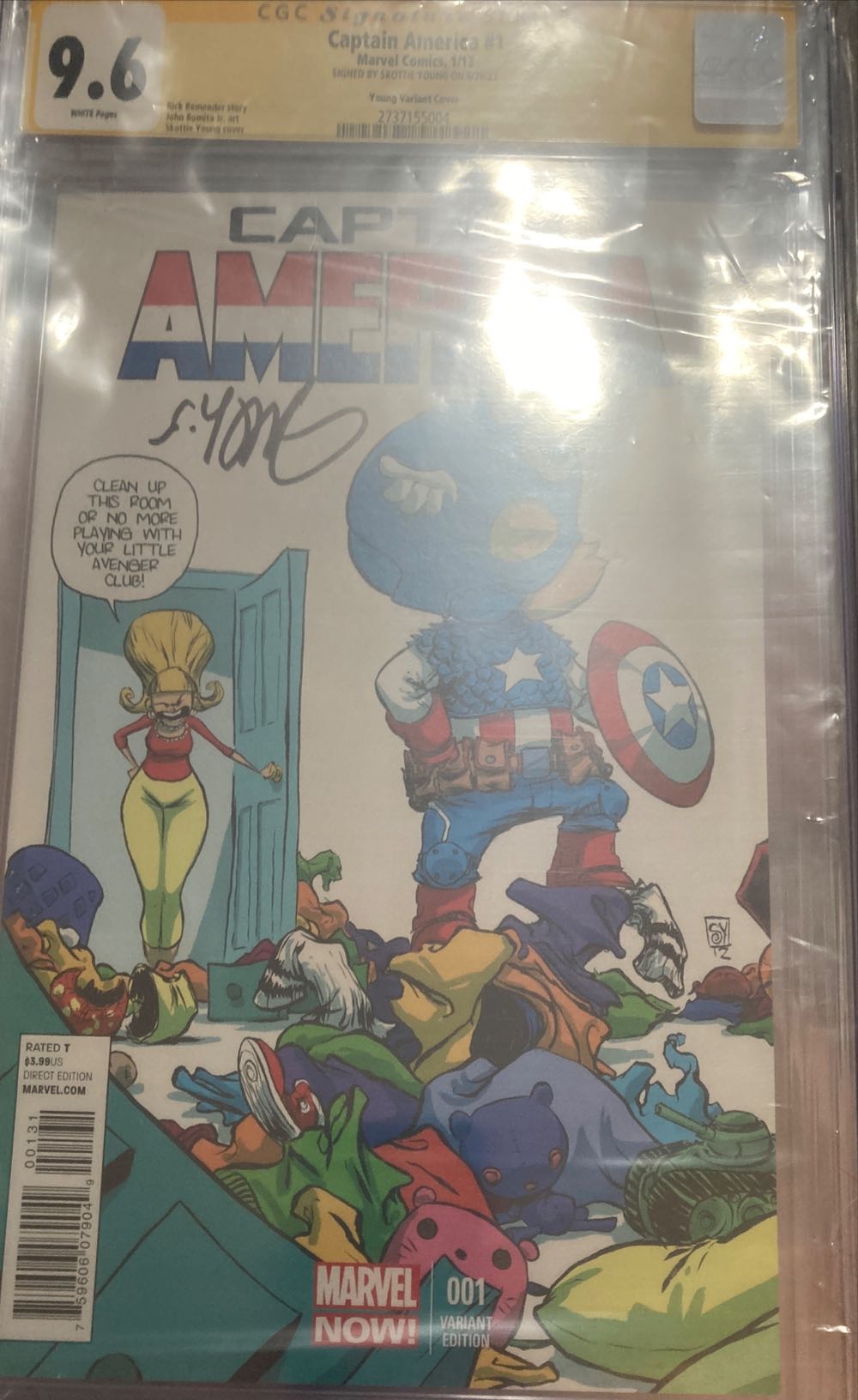 Captain America - Marvel Comics (1 - Jan 2013) comic book collectible [Barcode 75960607904900131] - Main Image 2