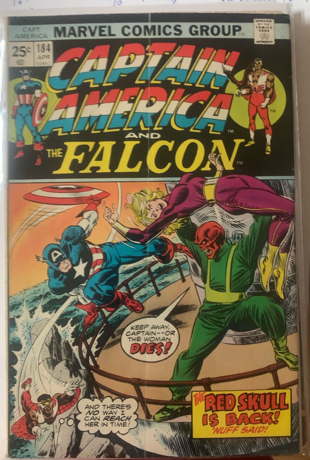 Captain America  (184) comic book collectible - Main Image 2