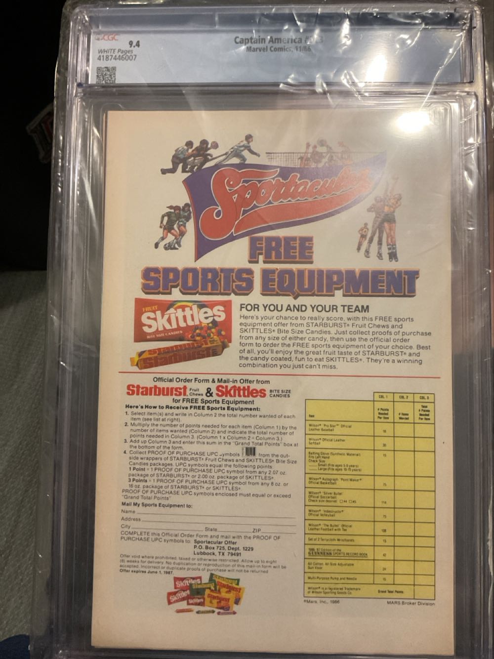 Captain America - Marvel Comics (323 - 11/1986) comic book collectible - Main Image 3