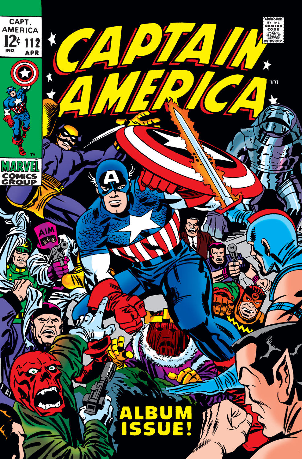 Captain America - Marvel Comics Group (112 - Apr 1969) comic book collectible [Barcode 759606070800] - Main Image 2