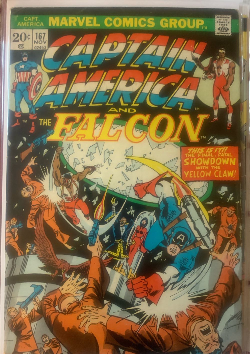 Captain America - Marvel Comics (167 - Nov 1973) comic book collectible - Main Image 3