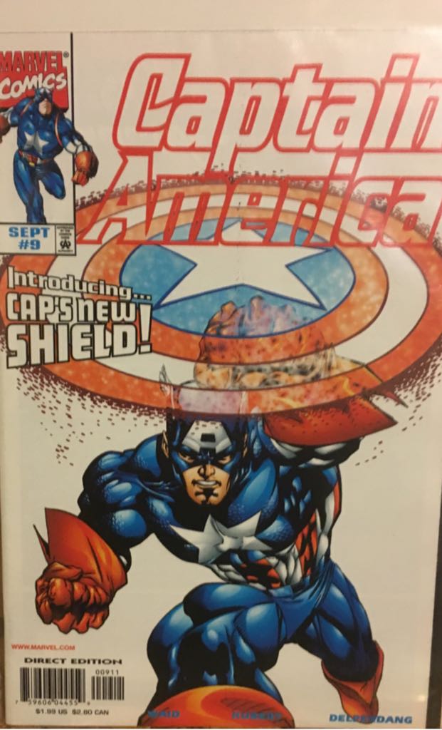 Captain America - Marvel Comics (9 - Sep 1998) comic book collectible [Barcode 75960604455900911] - Main Image 1