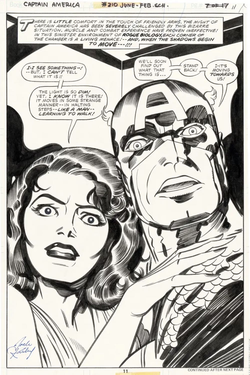 Captain America - Marvel (210 - Jun 1977) comic book collectible [Barcode 07148602453806] - Main Image 3