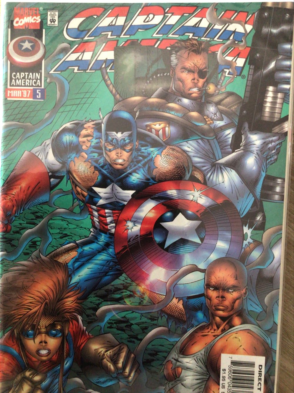 Captain America Vol 2 - Marvel Comics (5 - Mar 1997) comic book collectible [Barcode 75960604357600511] - Main Image 2