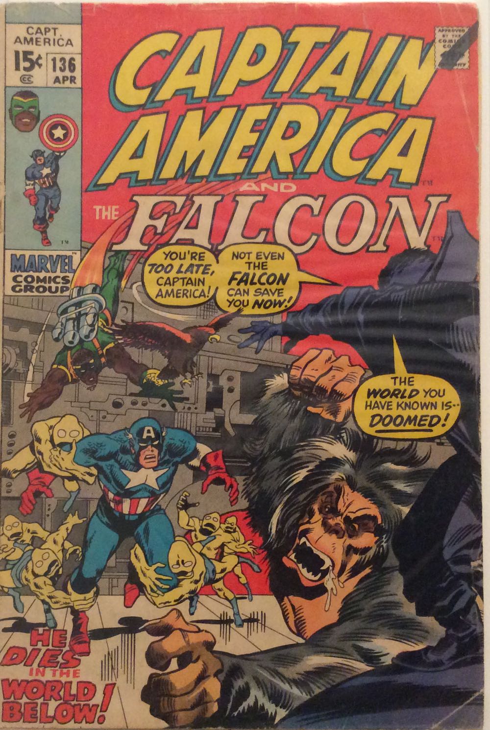 Captain America - Marvel Comics Group (136 - 04/1971) comic book collectible - Main Image 3