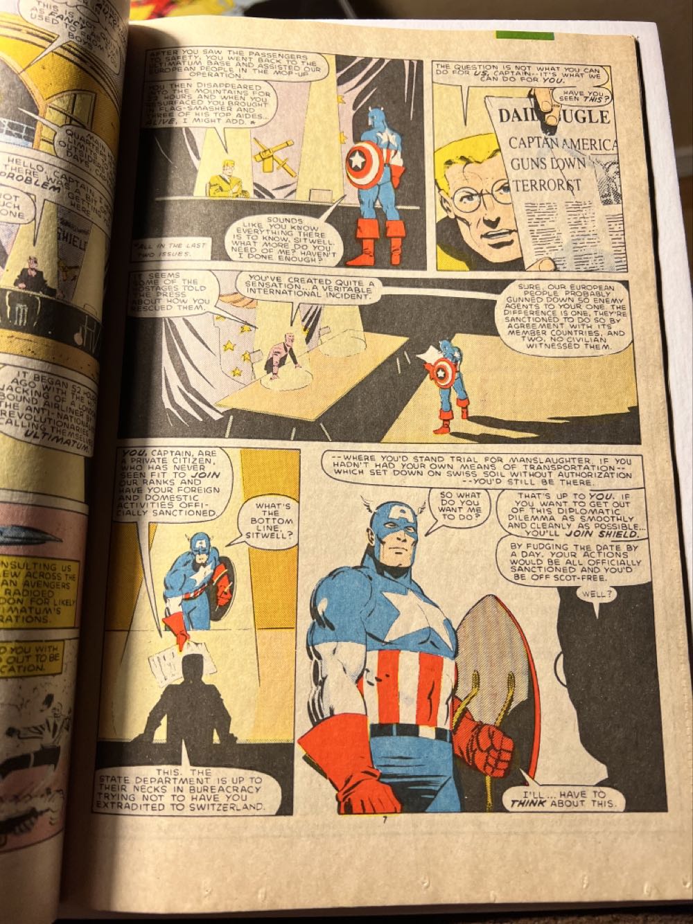 25th Captain America - Marvel (323 - Nov 1986) comic book collectible - Main Image 3