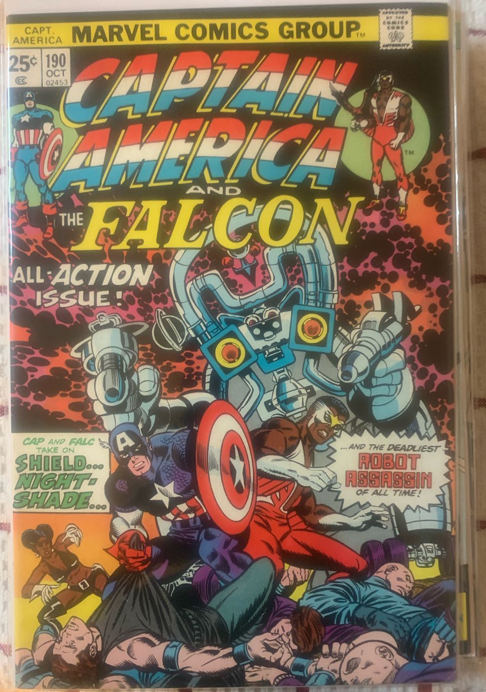 Captain America - Marvel Comics (190 - Oct 1975) comic book collectible - Main Image 3