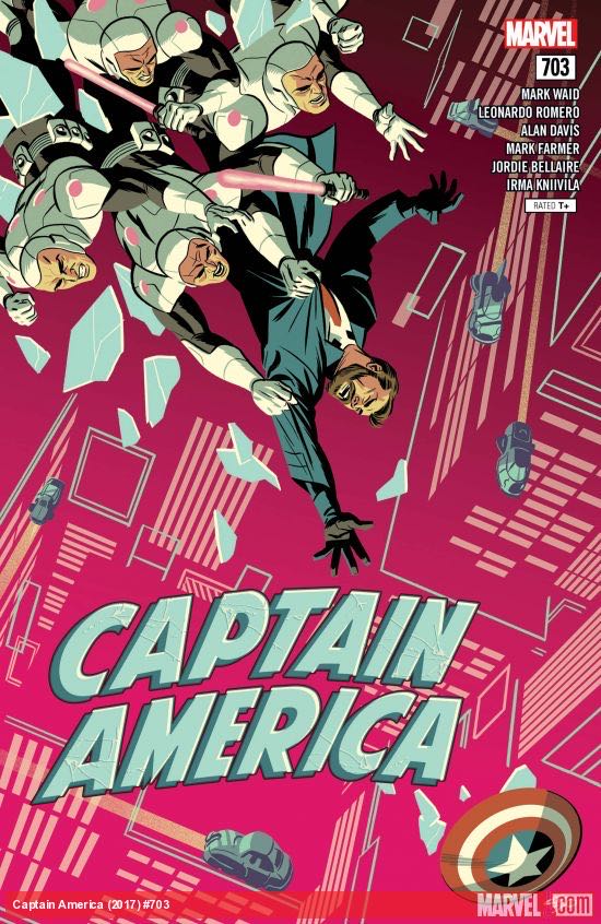 Captain America - Marvel (702 - May 2018) comic book collectible [Barcode 75960608768670211] - Main Image 4