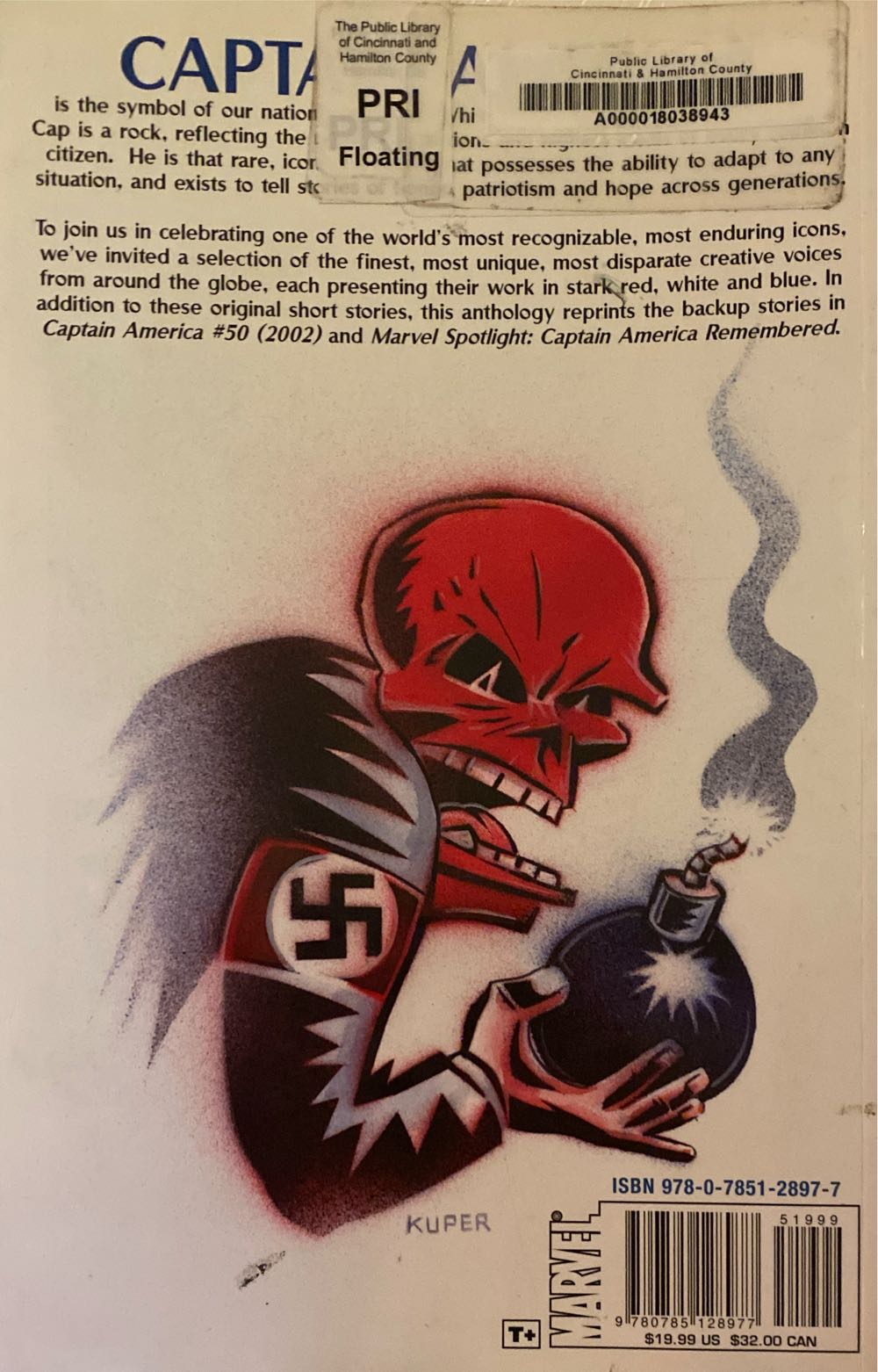 Captain America: Red, White & Blue - Marvel Comics (50) comic book collectible [Barcode 978078512897751999] - Main Image 2