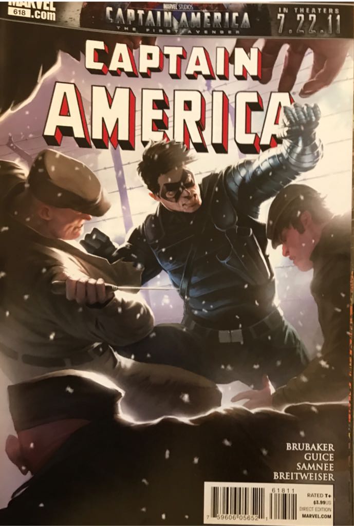 Captain America - Marvel Comics (618 - Jul 2011) comic book collectible [Barcode 75960605652161811] - Main Image 1